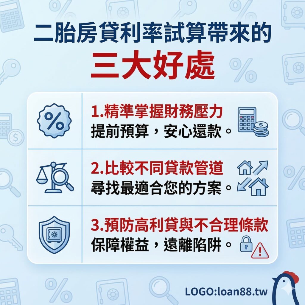二胎房貸利率試算的三大好處