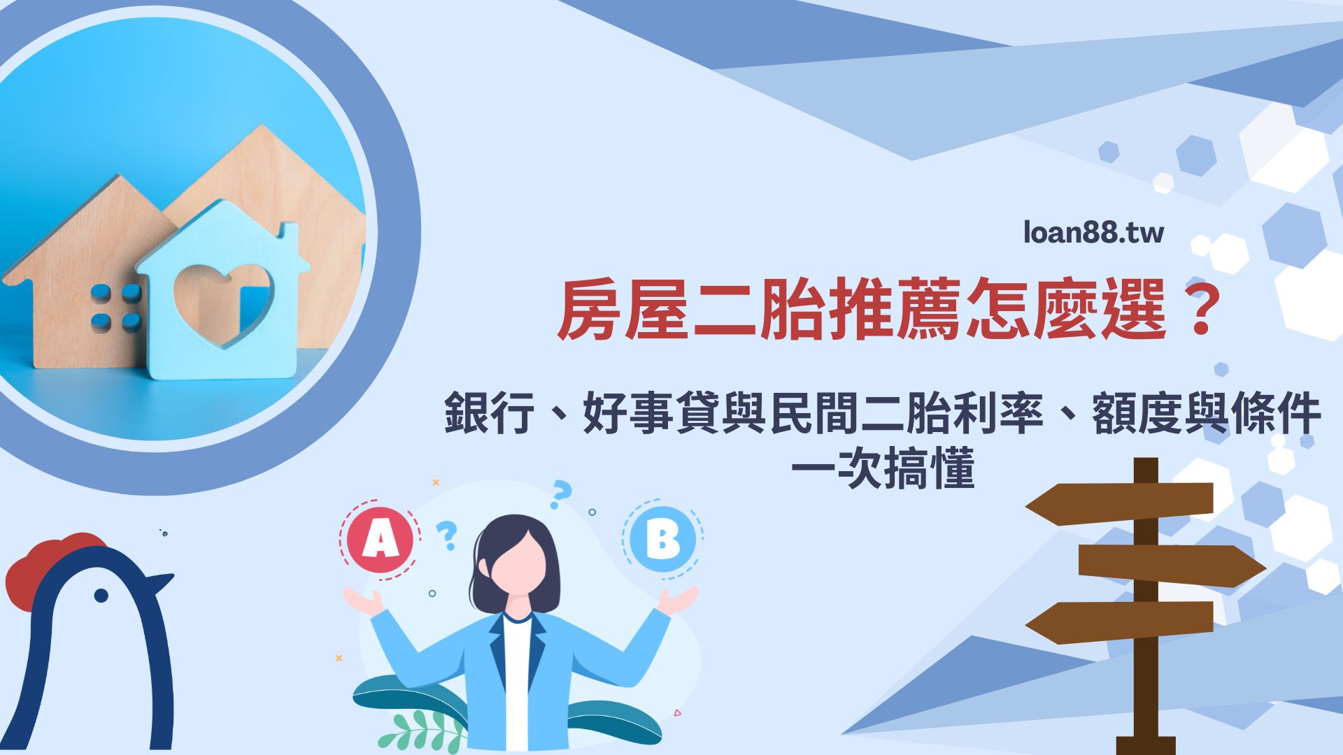 房屋二胎推薦怎麼選？銀行、好事貸與民間二胎利率、額度與條件一次搞懂