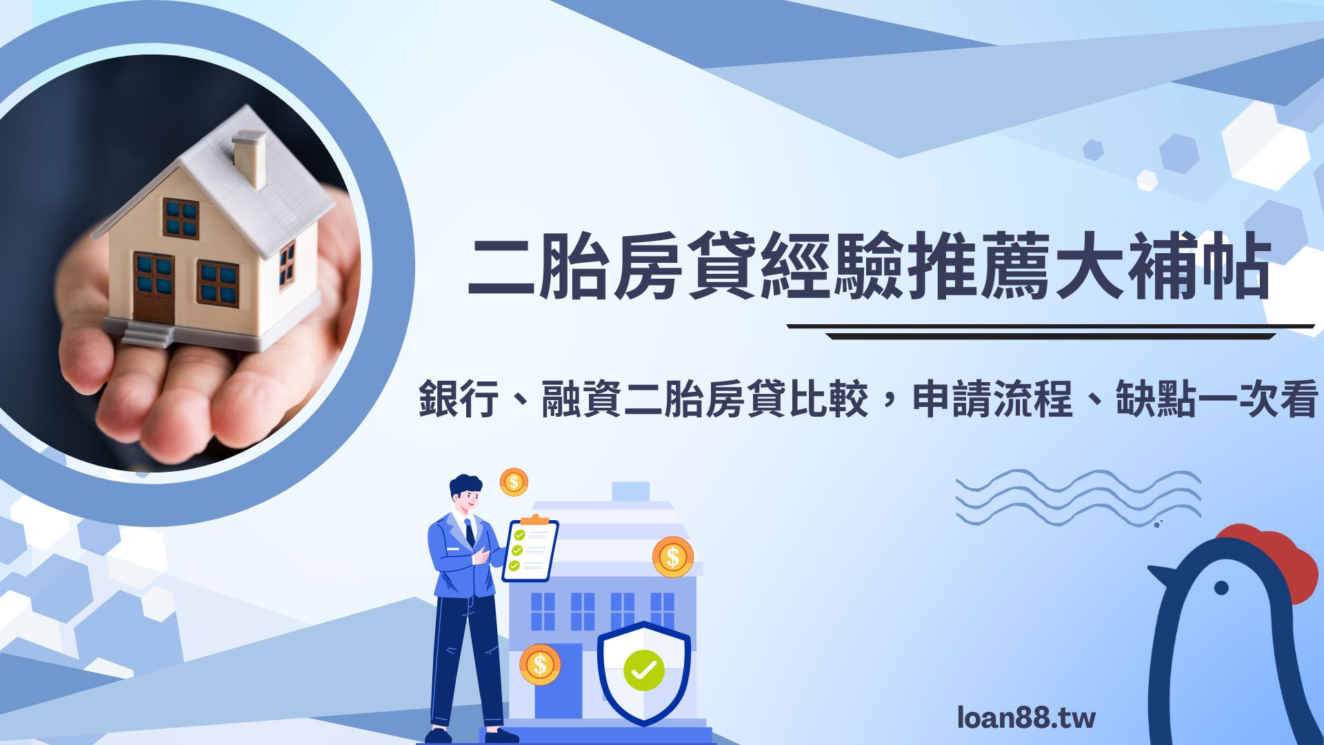 二胎房貸經驗推薦大補帖 銀行、融資二胎房貸比較，申請流程、缺點一次看